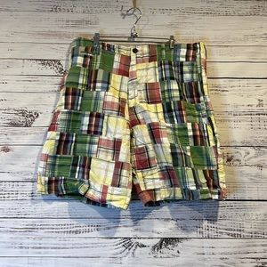 Chor‎ Madras Cotton Shorts Size 36